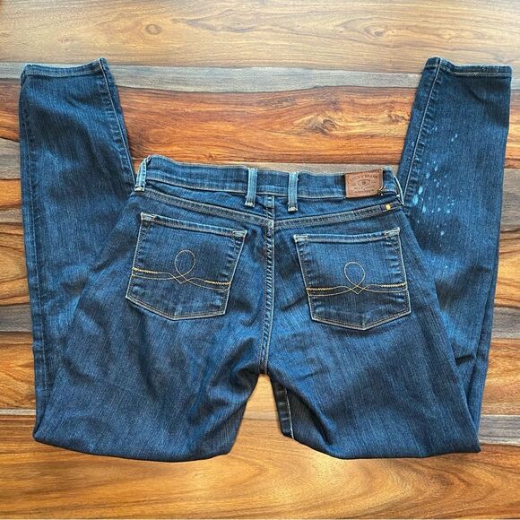 Lucky Brand Sofia Skinny Ankle Stretchy Dark Wash Jeans  Women’s 4 27 - Picture 1 of 16